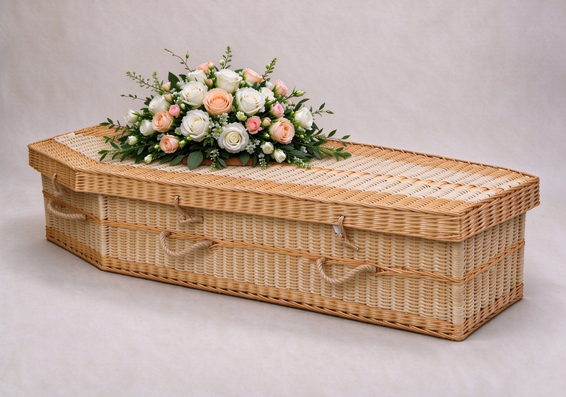 Traditional Cornskin Coffin