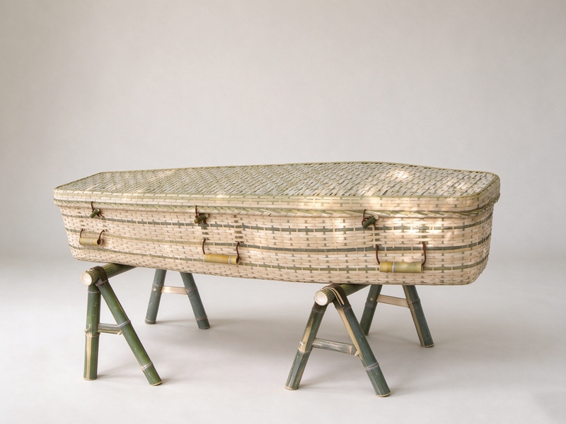 Traditional Bamboo Coffin